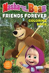 Wonder house Masha and the Bear Friends forever Colouring Book